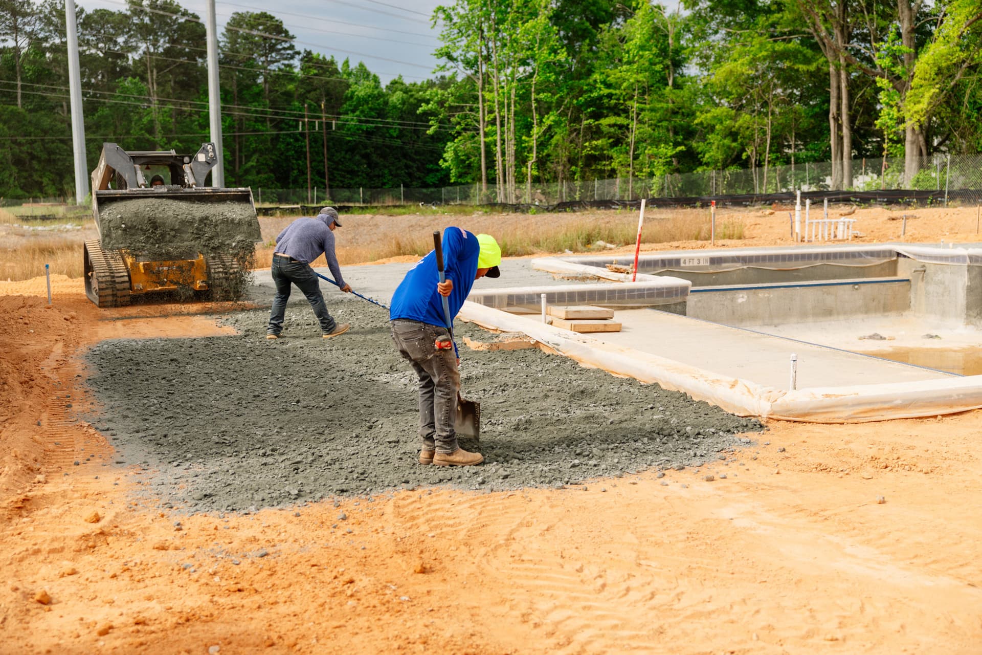 Gallery photos for Multi-Phase Pool Hardscape Groundwork Underway with CKB: Image #1