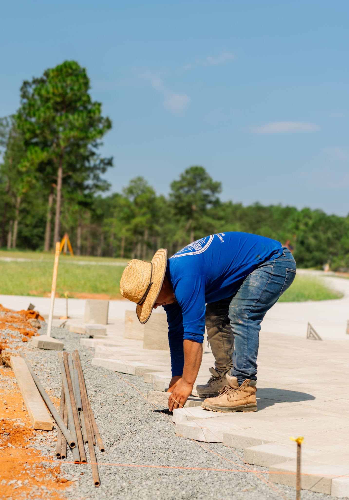 Gallery photos for Paver Driveway Installation for a New Construction Home: Image #4