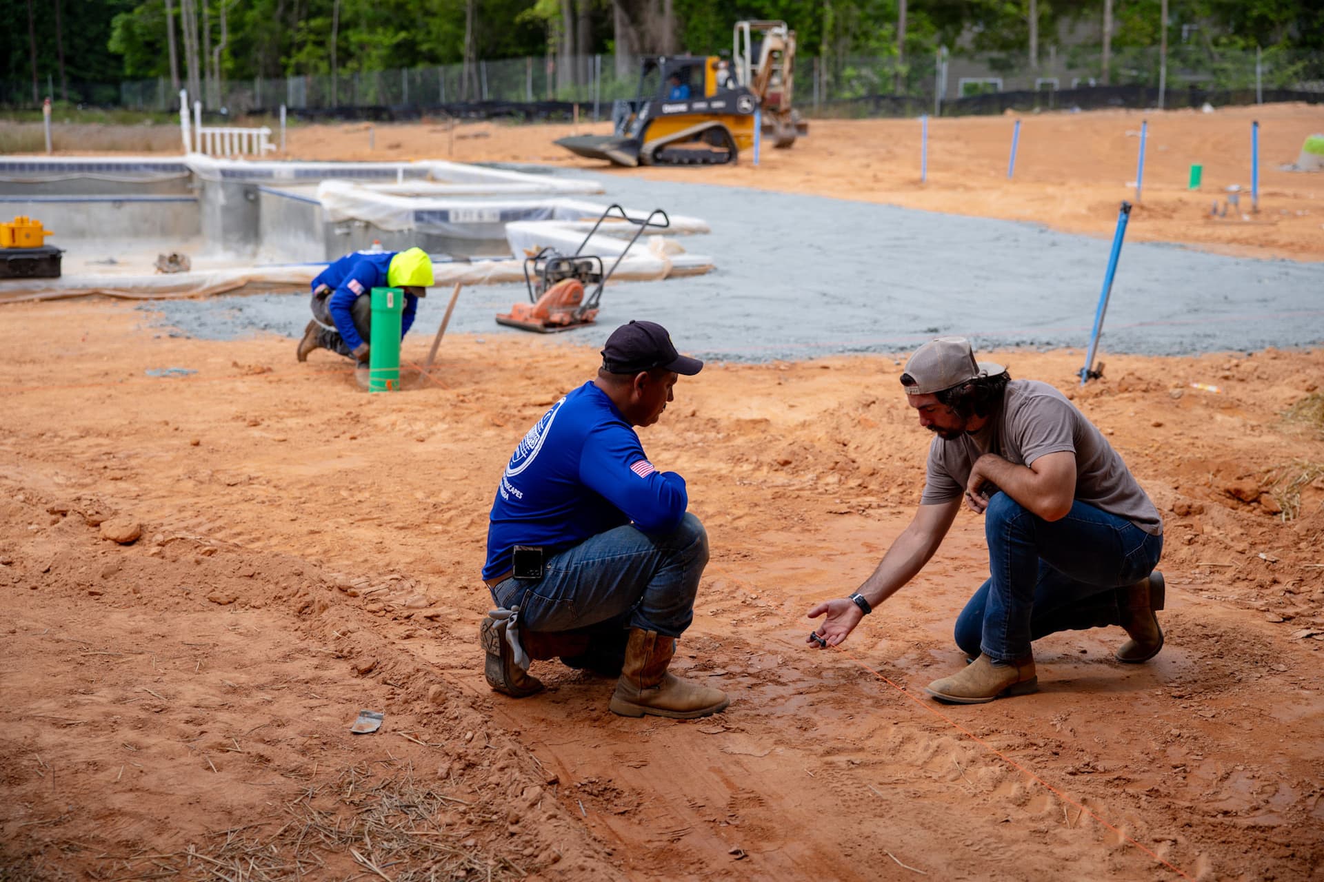 Gallery photos for Multi-Phase Pool Hardscape Groundwork Underway with CKB: Image #4