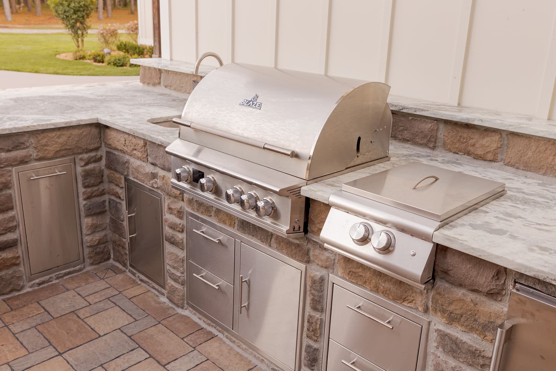 Gallery photos for Custom Outdoor Kitchen Built for Serious Backyard Hosting: Image #1