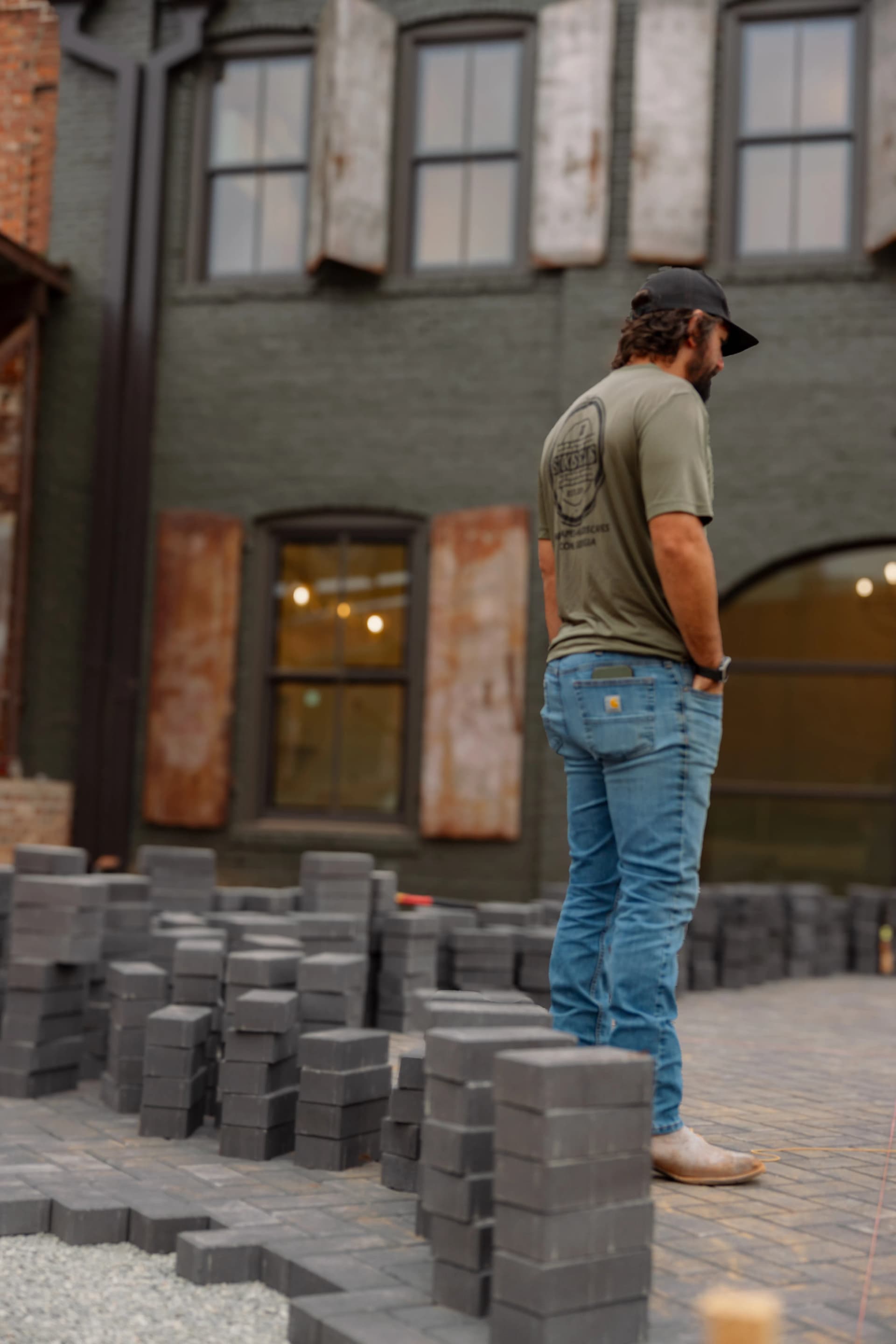 Gallery photos for Commercial Paver Installation Underway in Downtown Macon: Image #4