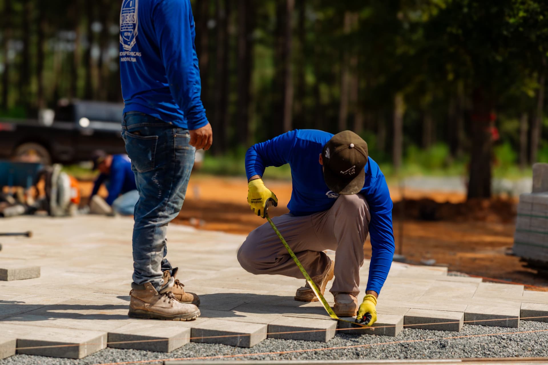 Gallery photos for Paver Driveway Installation for a New Construction Home: Image #5